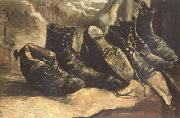 Vincent Van Gogh Three Pairs of Shoes (nn04) Germany oil painting reproduction